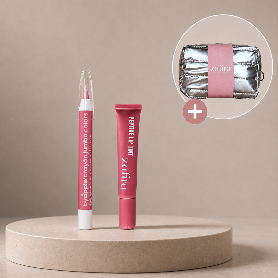 LIP COMBO: LIP TINT + CRAYON JUMBO +NECESER