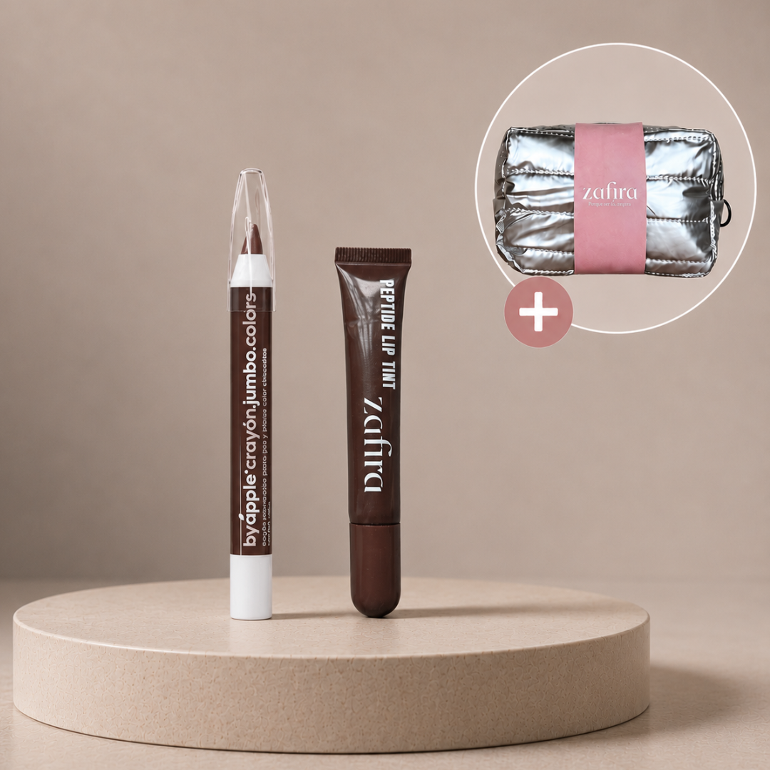 LIP COMBO: LIP TINT + CRAYON JUMBO +NECESER