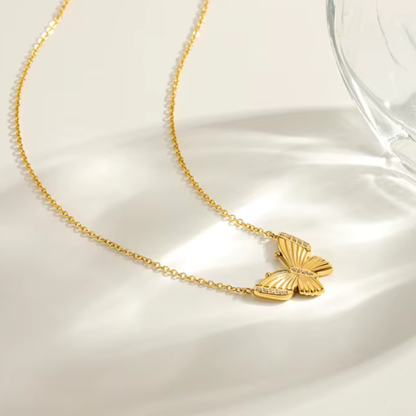 COLLAR MARIPOSA GOLD