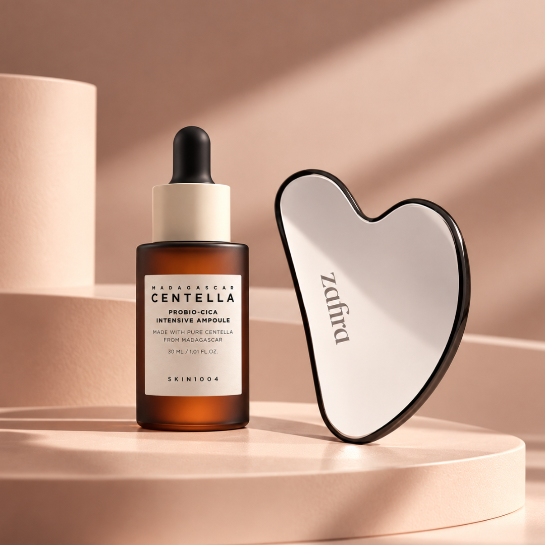 SKIN PACK: GUASHA + SÉRUM FACIAL CENTELLA PROBIO-CICA INTENSIVE AMPOULE 30 ML