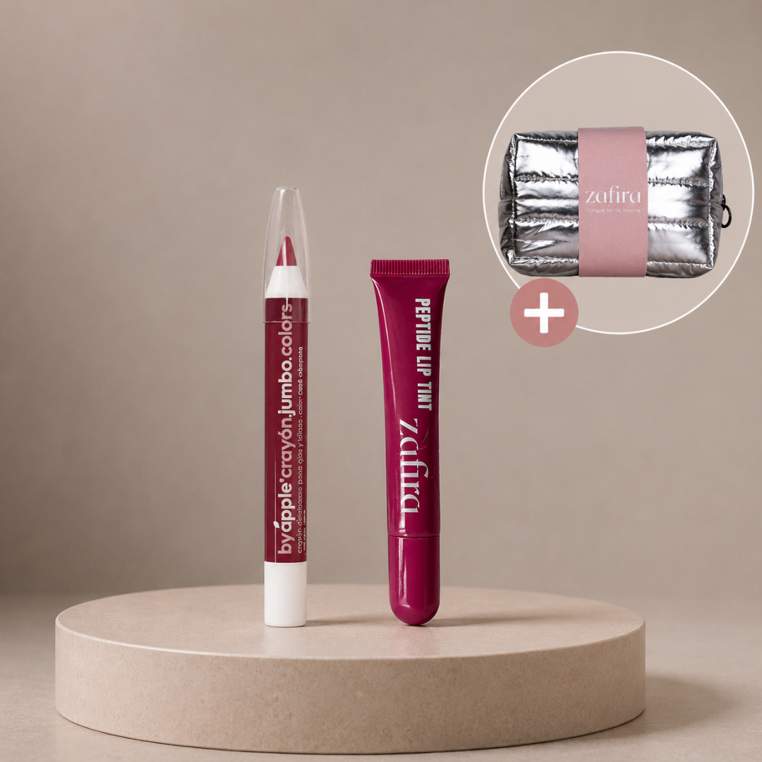 LIP COMBO: LIP TINT + CRAYON JUMBO +NECESER