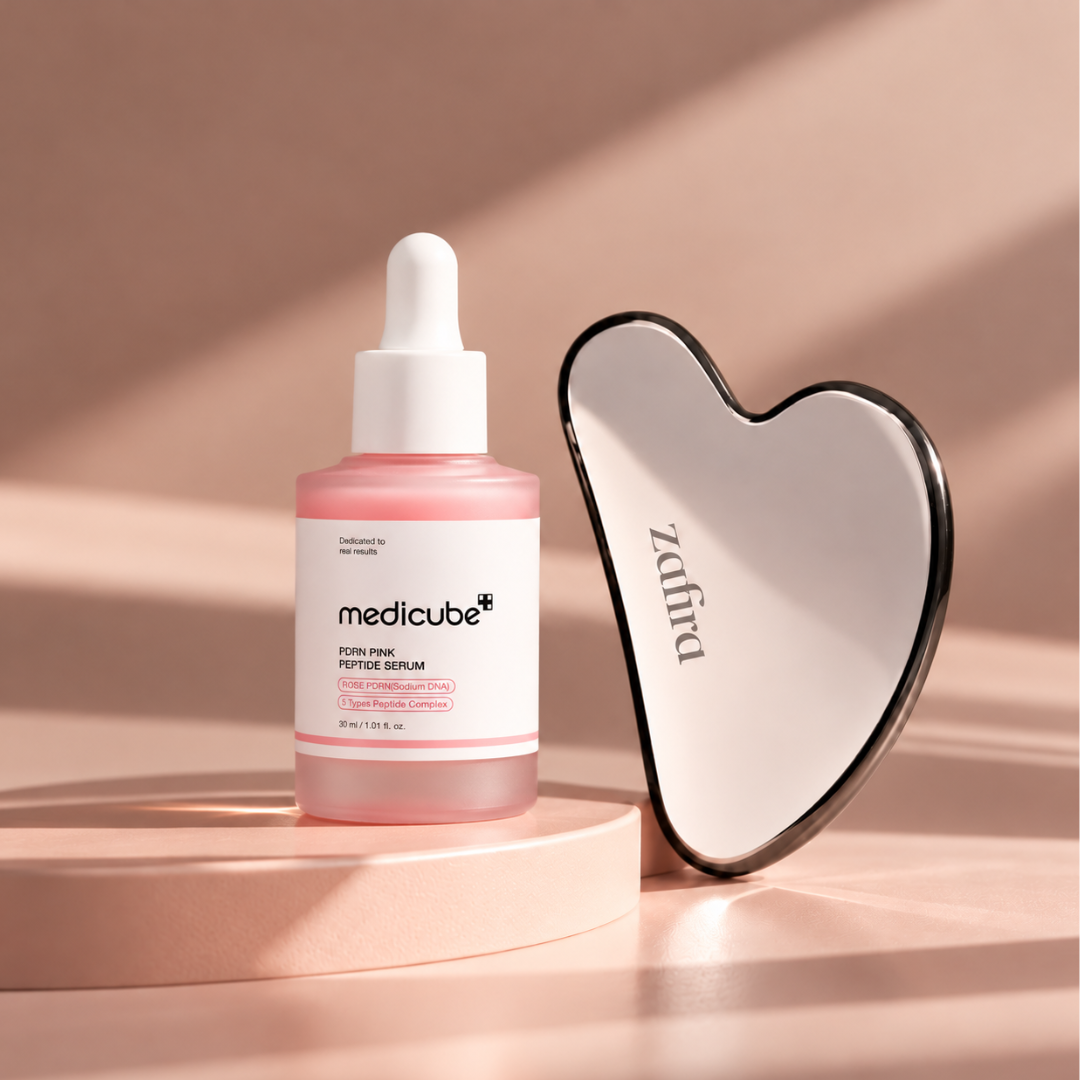 SKIN PACK: GUASHA + SERUM MEDICUBE PDRN PINK 30 ML
