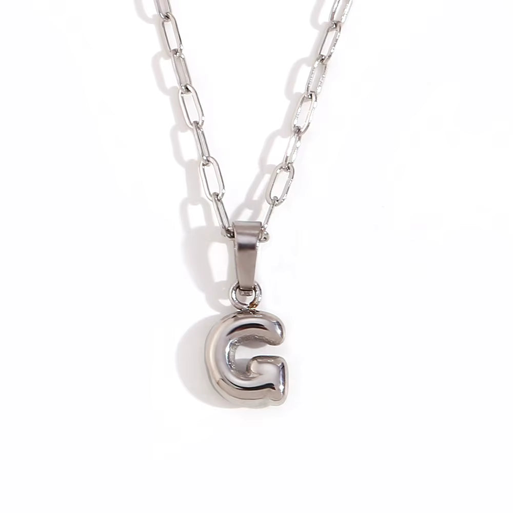 COLLAR INICIAL MINI PLATA