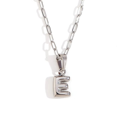 COLLAR INITIAL MINI PLATA