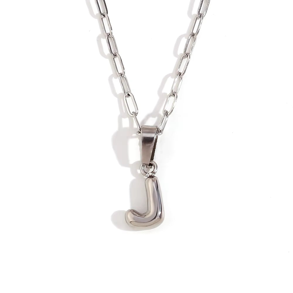 COLLAR INICIAL MINI PLATA