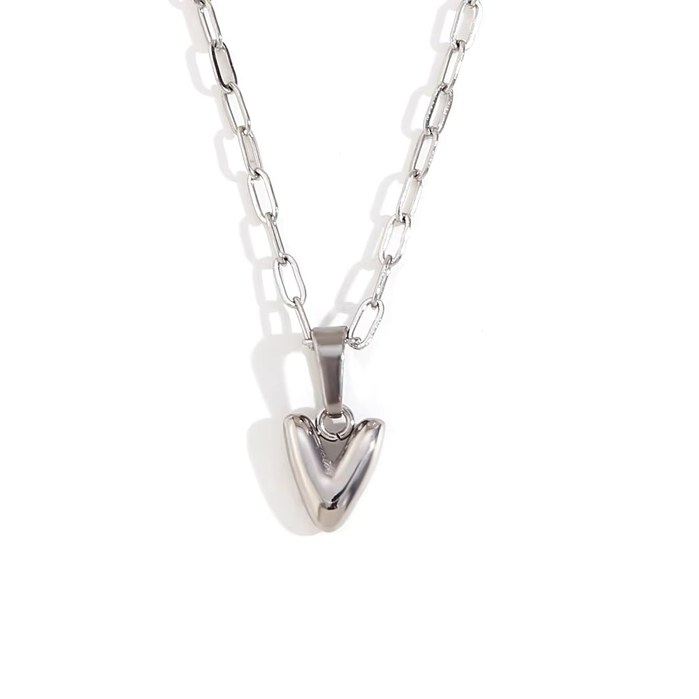 COLLAR INICIAL MINI PLATA