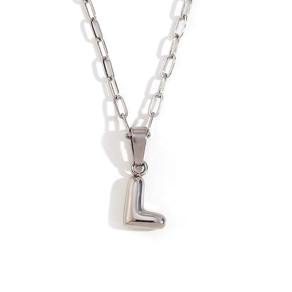 COLLAR INICIAL MINI PLATA