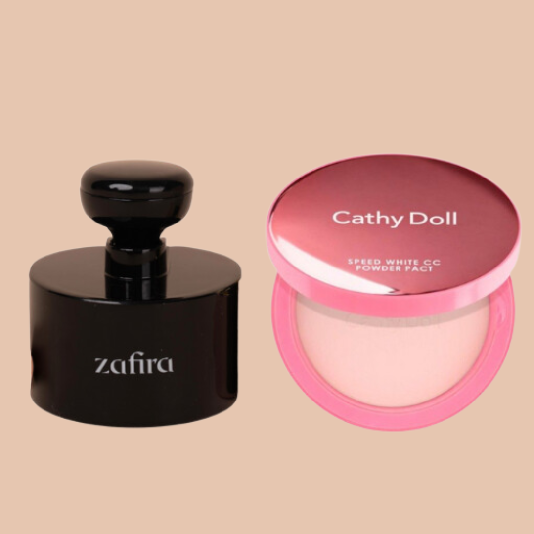 PACK : BROCHA CIRCULAR + POLVO COMPACTO SPF40